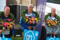 Partuur Piet Machiela wint A-klasse heren 50+ in Tytsjerk.
