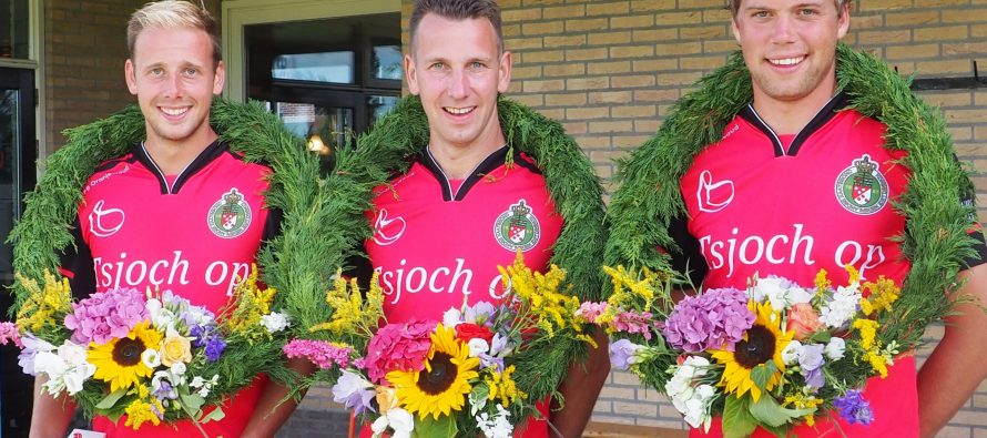 Trio Haye Jan Nicolay eerste bij heren eerste klasse vrije formatie in Stiens