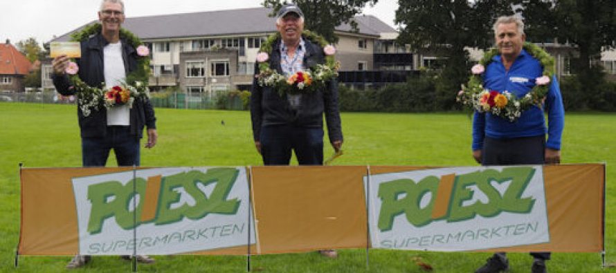 Een natte dag bij de 55+ Poiesz partij