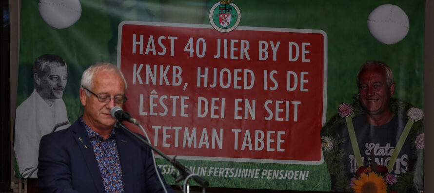 Tetman van der Meulen: “ It  jubileum yn 1997 wie foar my it hichtepunt fan fjirtich jier KNKB”.