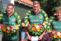 Partuur Auke Boomsma eerste bij heren 1e klasse in Oudebildtzijl