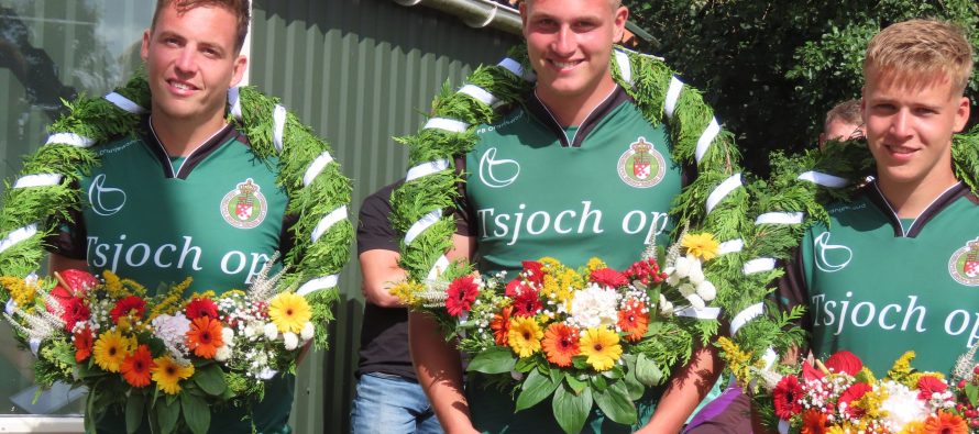 Partuur Auke Boomsma eerste bij heren 1e klasse in Oudebildtzijl