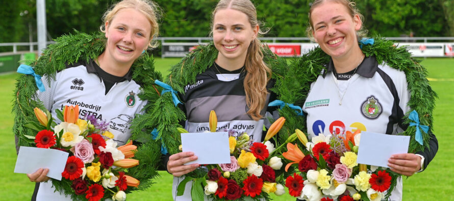 In Driezum kaatsten de meisjes in een A-en B-klasse.