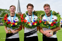Trio Marten Bergsma wint in Holwerd