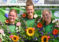 Vrije Formatie Kransen bij kaatsvereniging Cannegieter voor Roelie, Jeska en Manon
