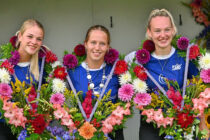 Eerste vrije formatie overwinning van het seizoen voor Larissa, Anouk en Senne bij kaatsvereniging Pim Mulier