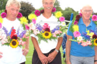 Heren 65+ kaatsten in Bolsward.