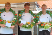 Partuur Harmen Zuidema winnaar in Oudebildtzijl bij vrije formatie heren tweede klasse