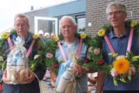 65+ heren kaatsten in Boazum